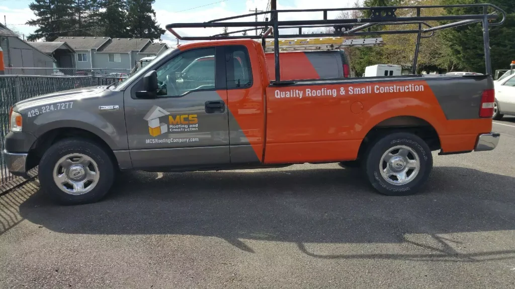 mcs roofing company car